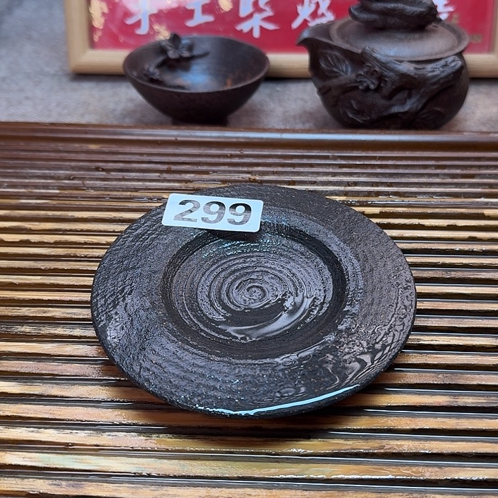 纯手工制作粗陶茶具