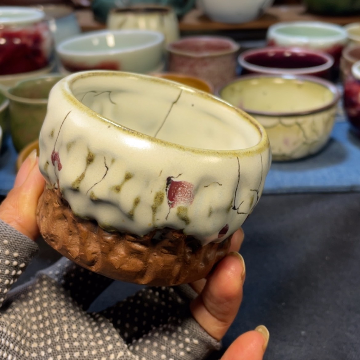 【闪购商品】摆件手工捏制主人杯。。。。。。