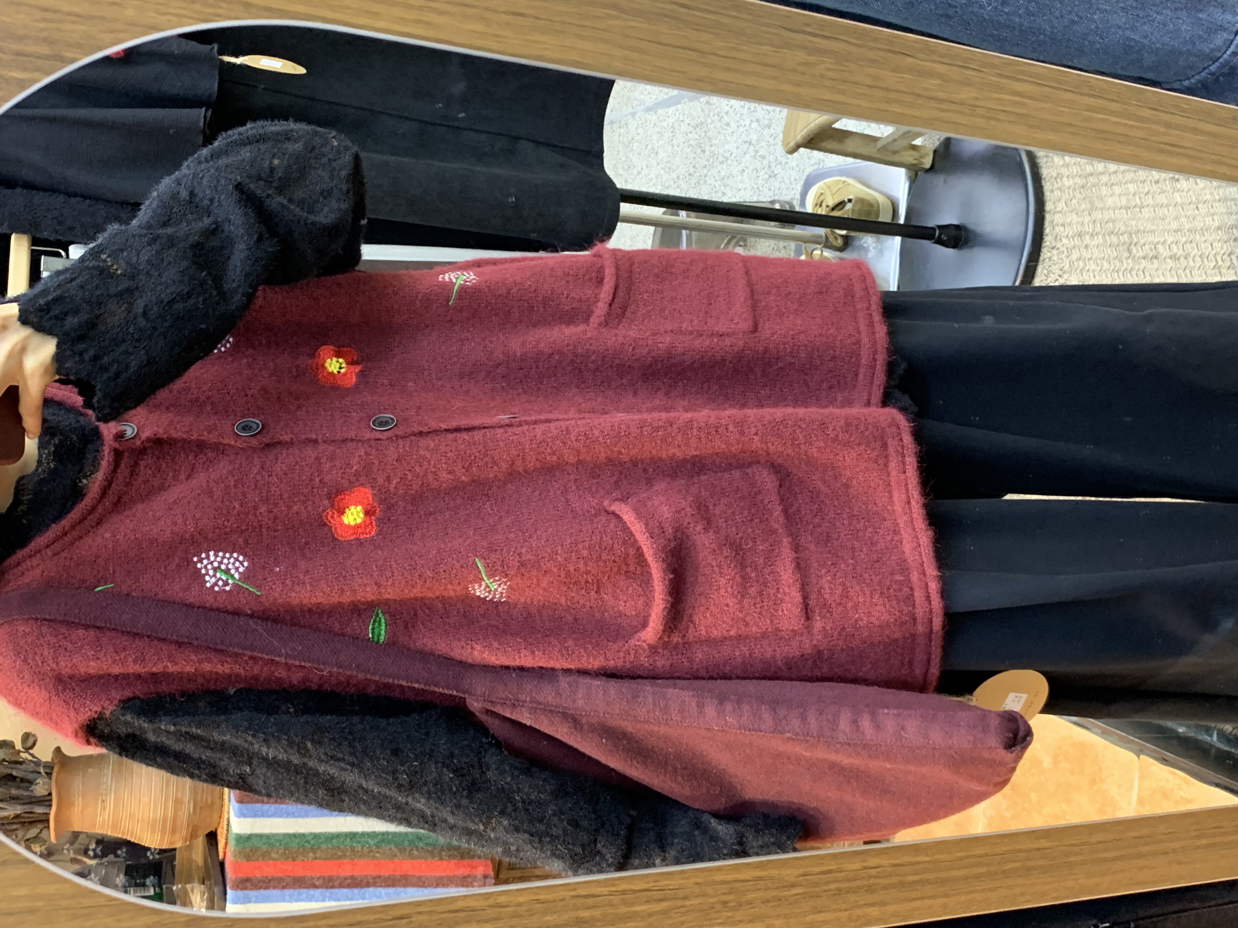 JX#25783#针织刺绣马甲 FL