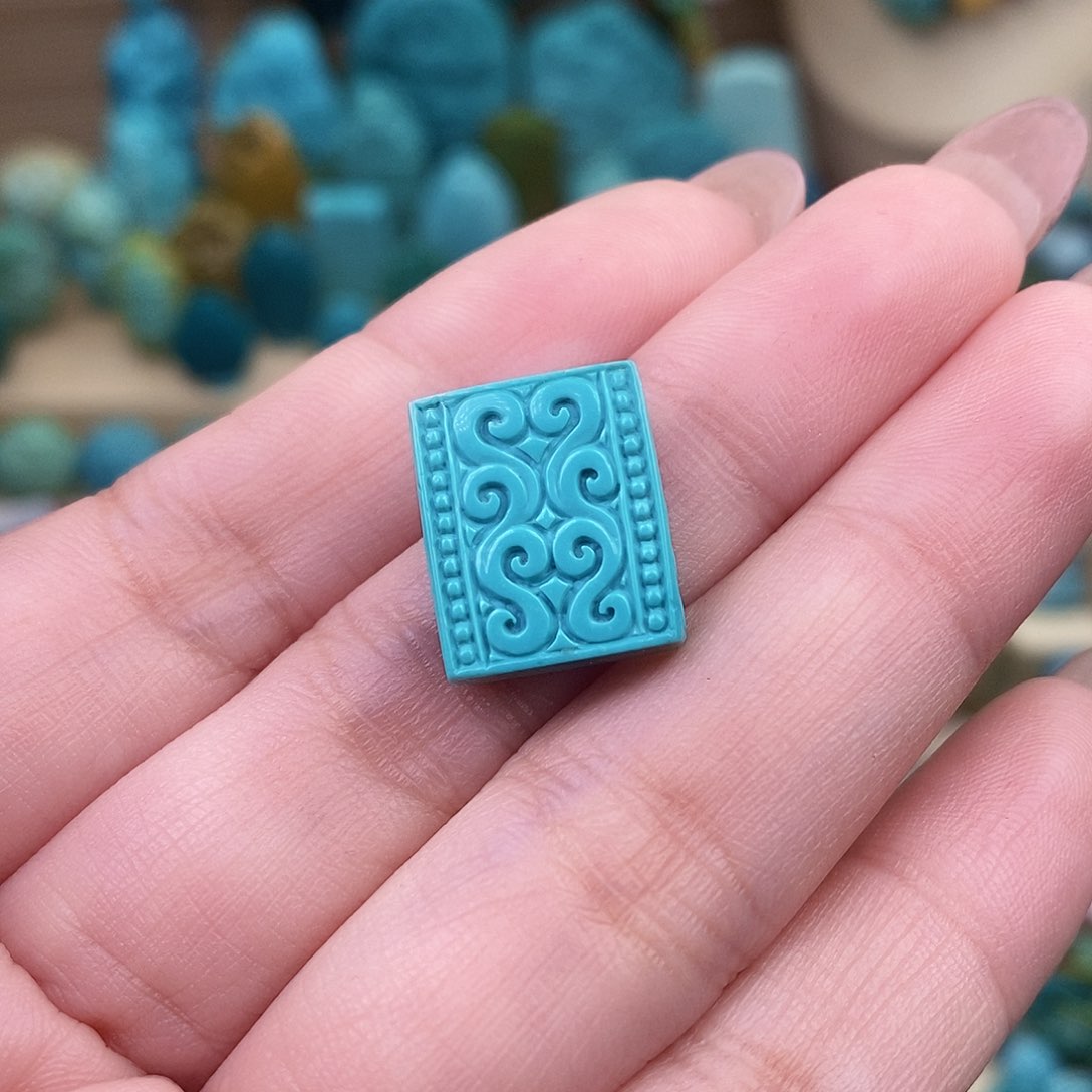 绿松石珠宝奇石未镶嵌