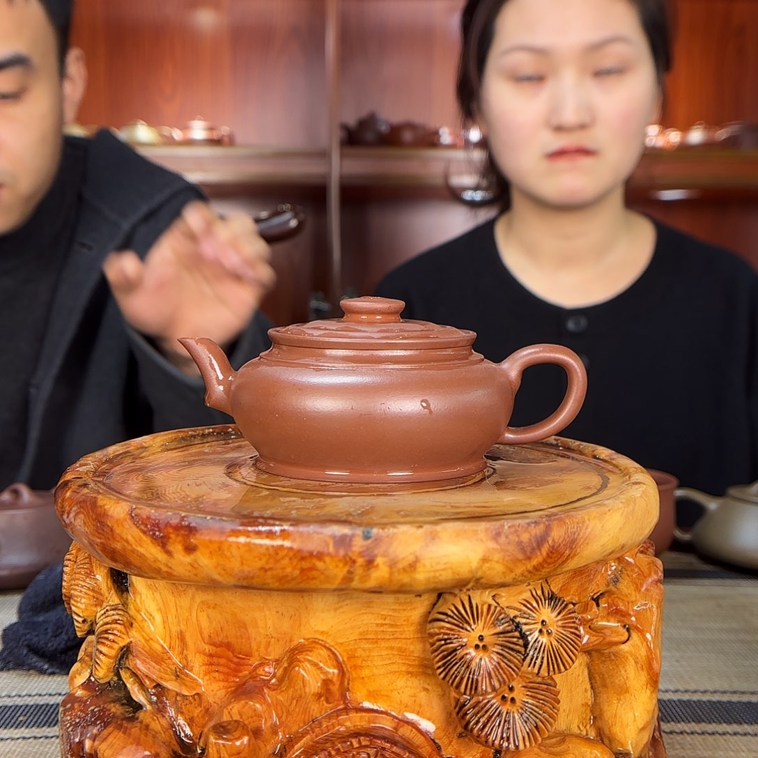 紫砂茶壶一壶李紫砂250c c