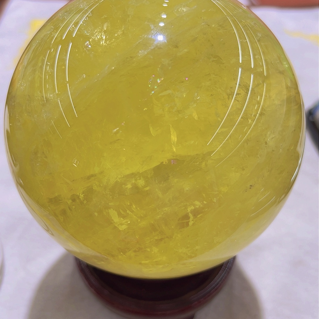 水晶水晶球摆件未镶嵌