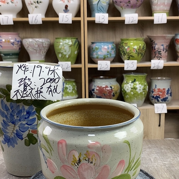 缸13xc景德镇陶瓷花盆