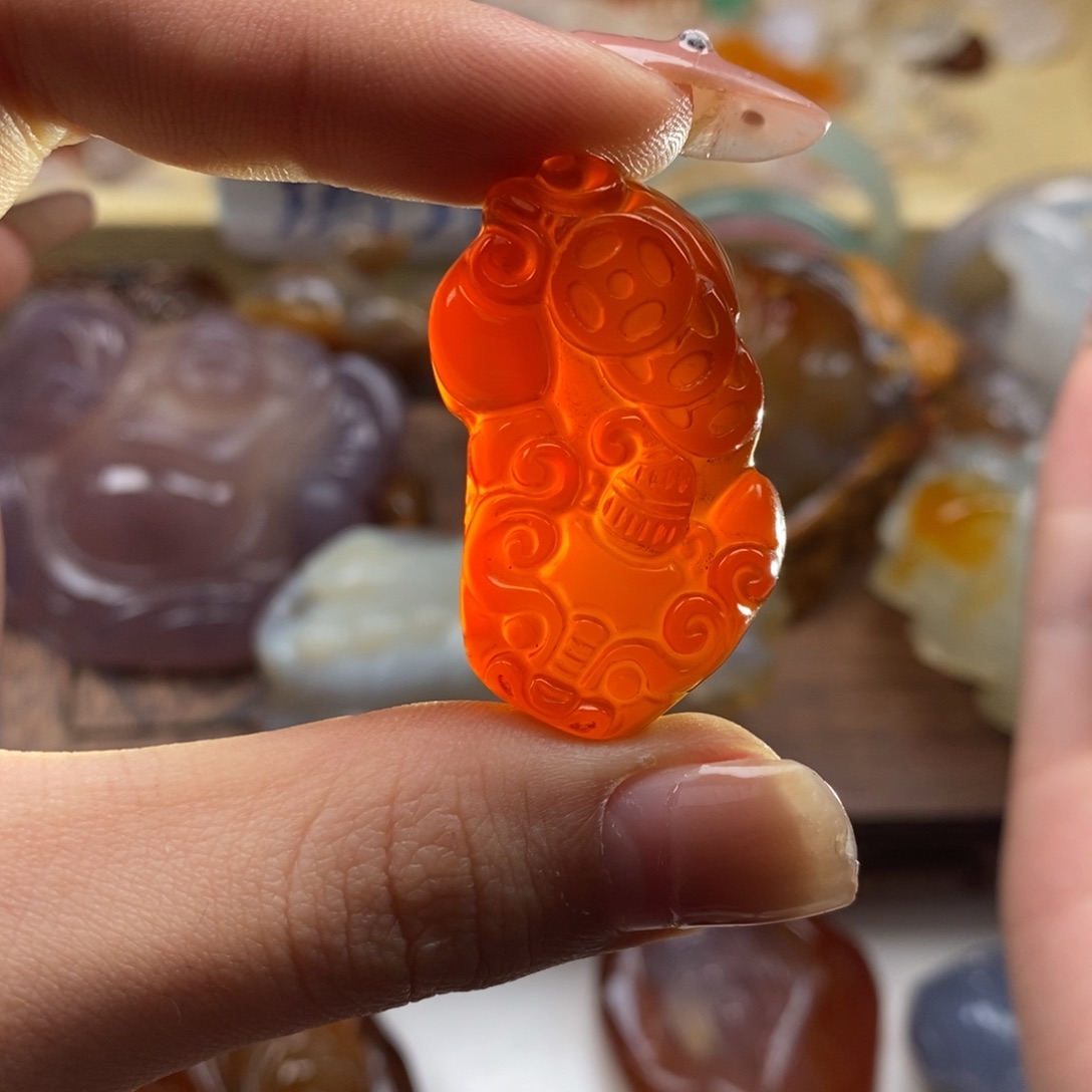 玛瑙/玉髓未镶嵌颈饰