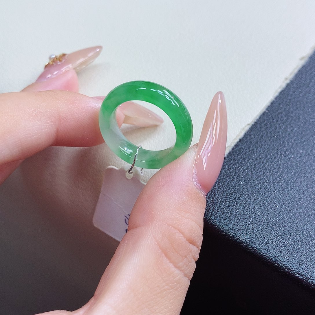 未镶嵌戒指翡翠9号