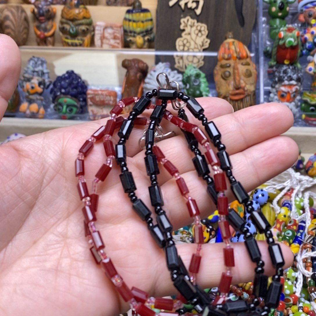 琉璃颈饰福利链子两条008