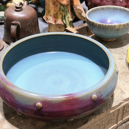 瓦当摆件摆件茶桌茶台陶瓷