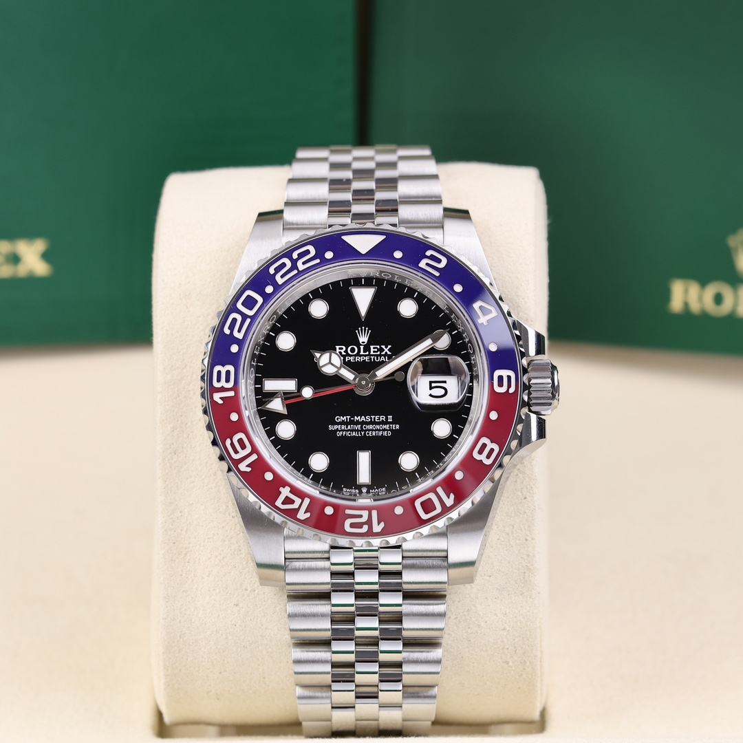 99新 Rolex/劳力士 可乐圈126710 40mm 精钢材质 2025年3月保卡
