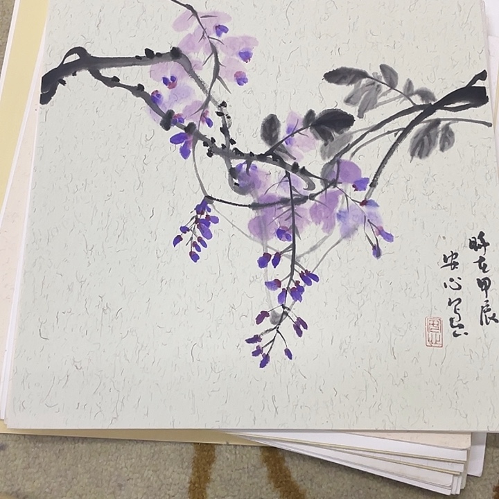 国画33-33卡纸作品艺