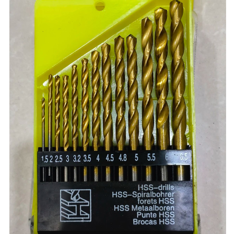 13根麻花钻头一盒
