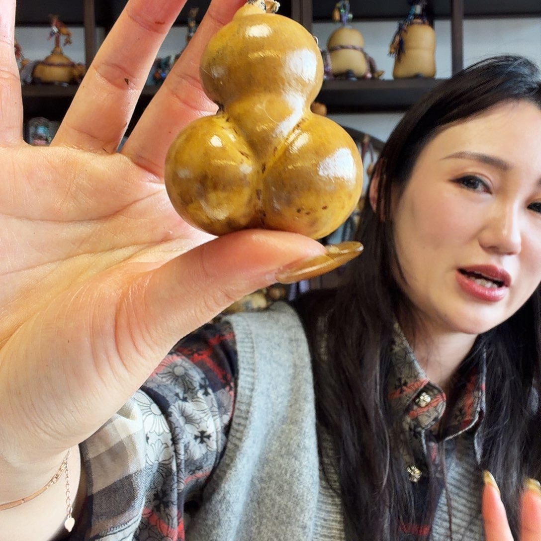 *****花皮金蝉葫芦把件葫芦