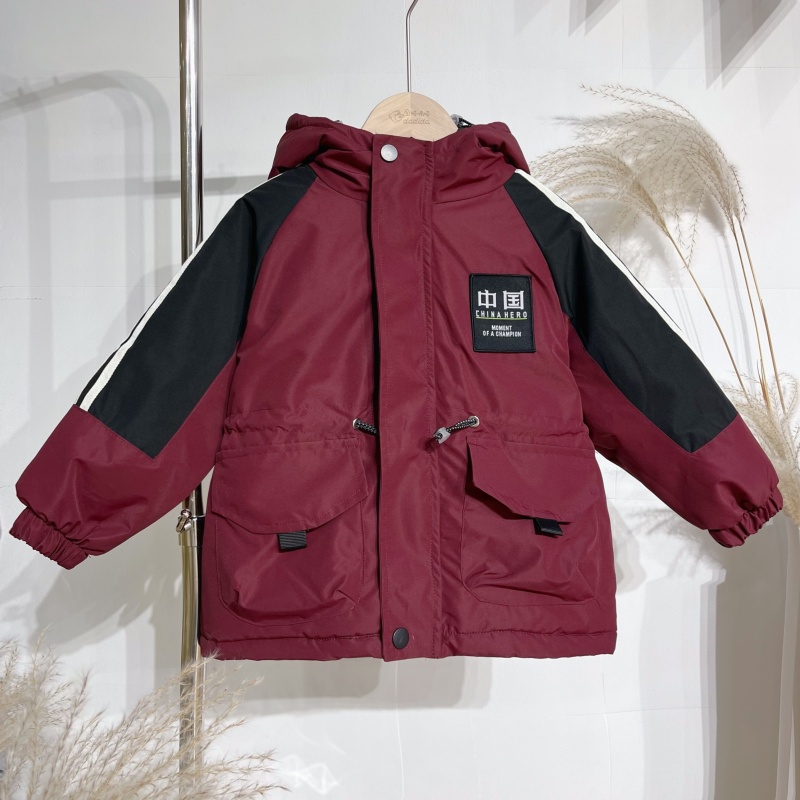 dadida/嗒嘀嗒男童毛里休闲时尚拼色冲锋衣童装外套+504800685