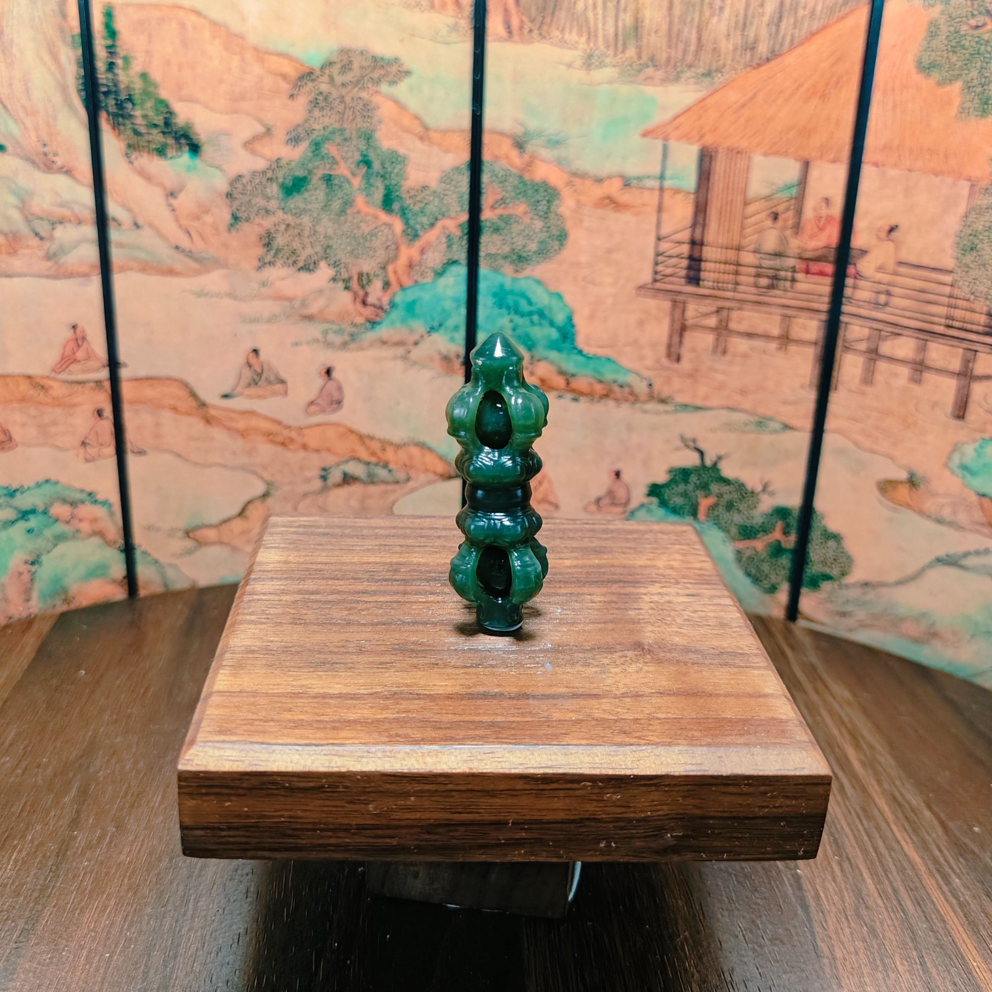 G和田玉降魔杵吊坠0506