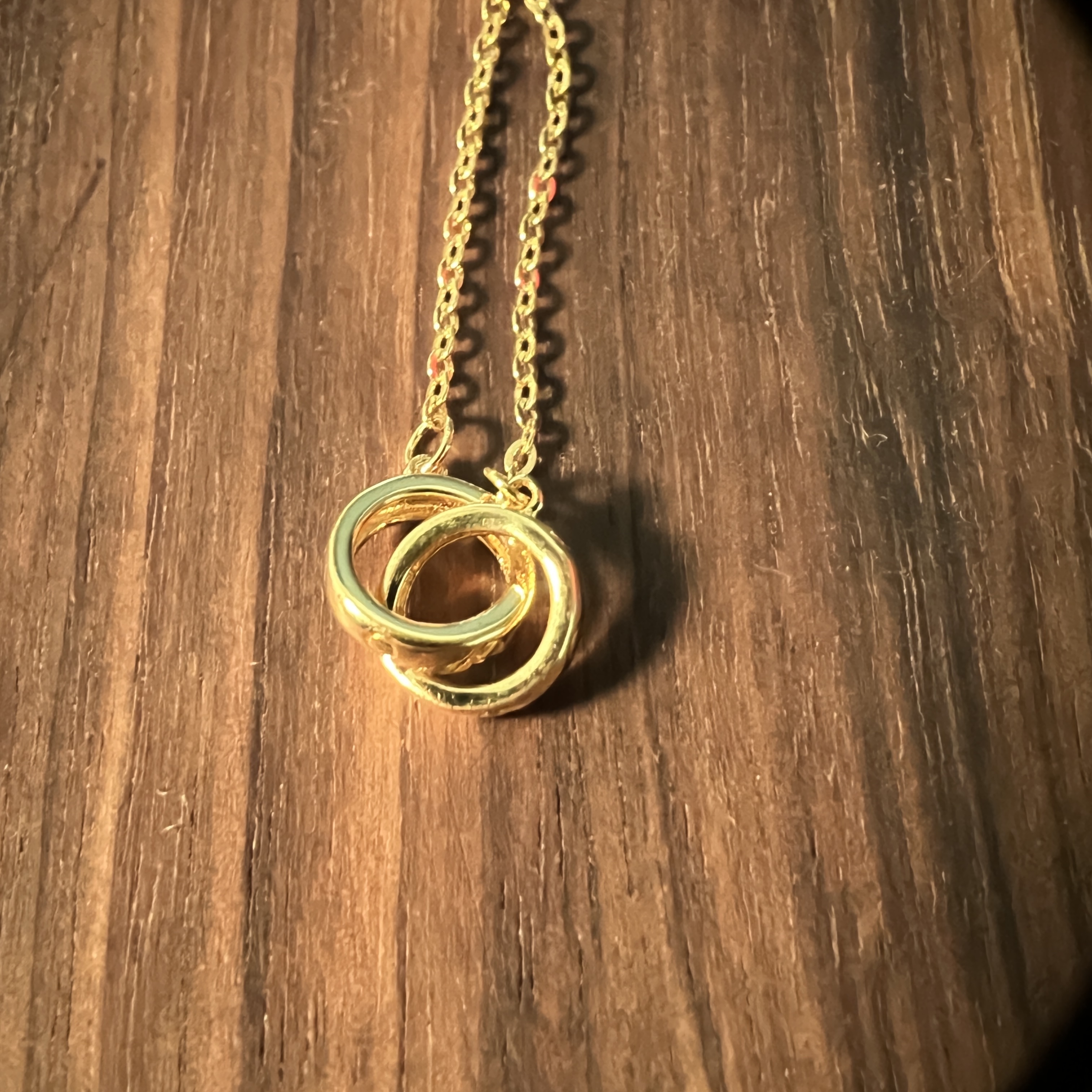 链子足银 银项链环环相扣时尚百搭项链 包金工艺