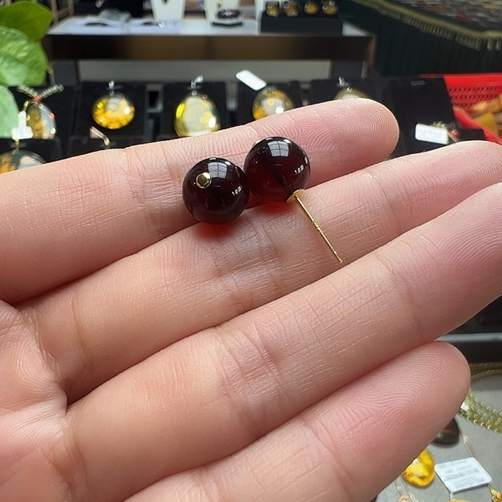 琥珀银S925镶嵌珠宝奇石