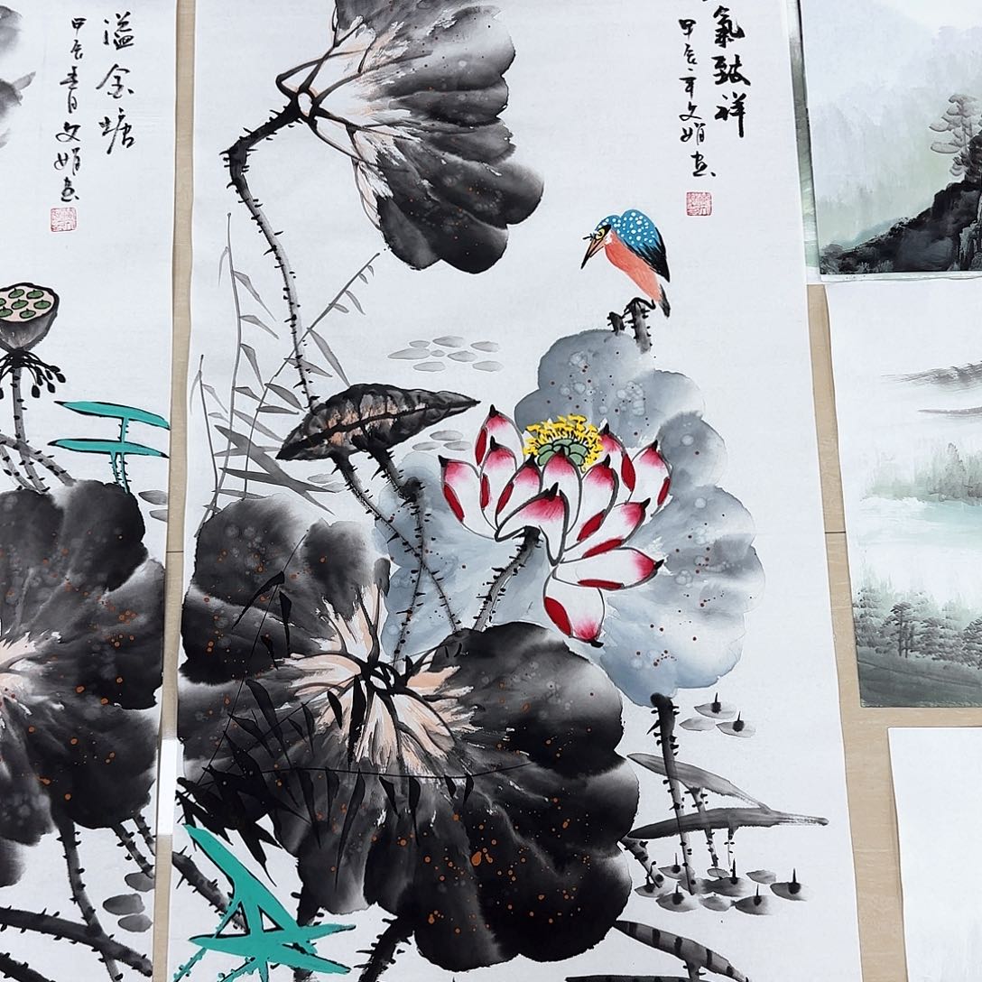 国画国画作品展，国画^_^