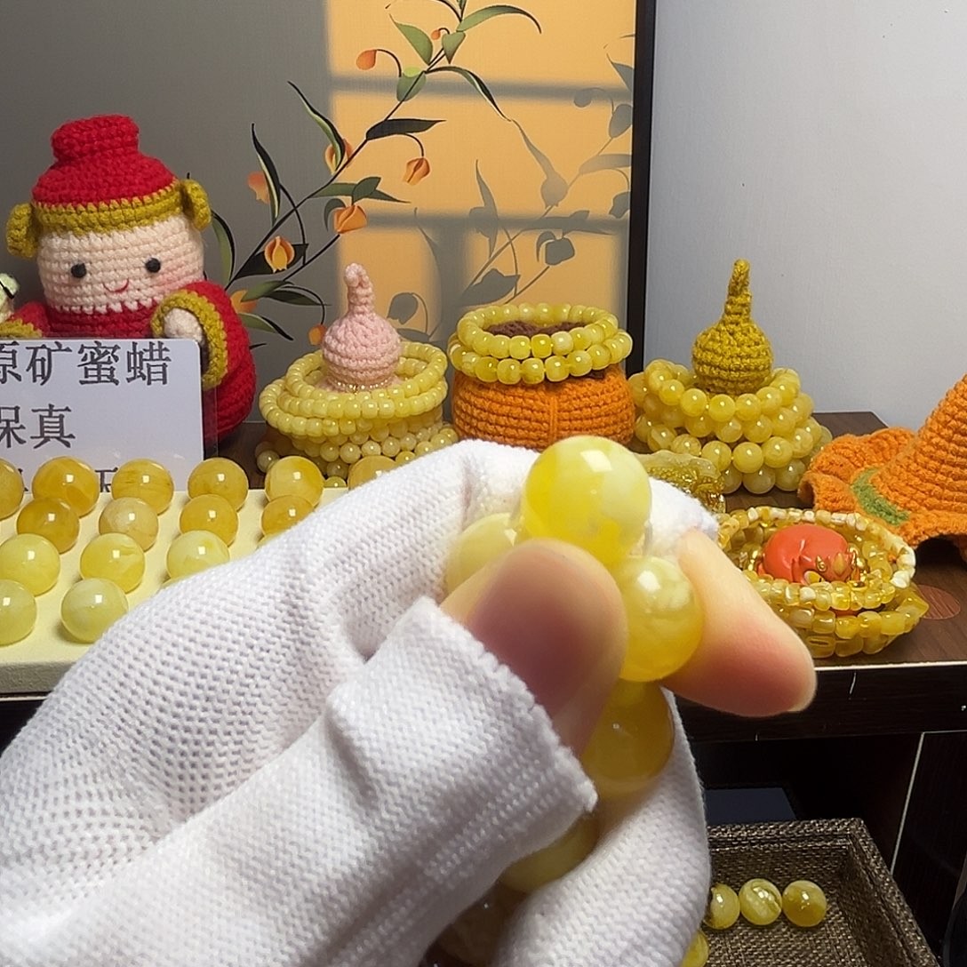 琥珀未镶嵌裸石11-13mm微瑕