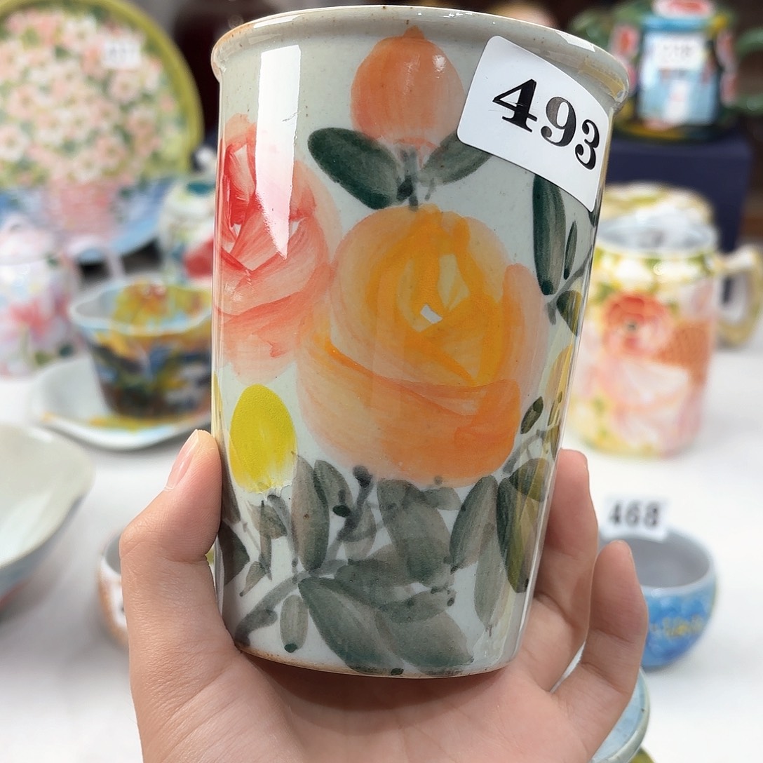 景德镇手绘高温釉下彩陶瓷茶具