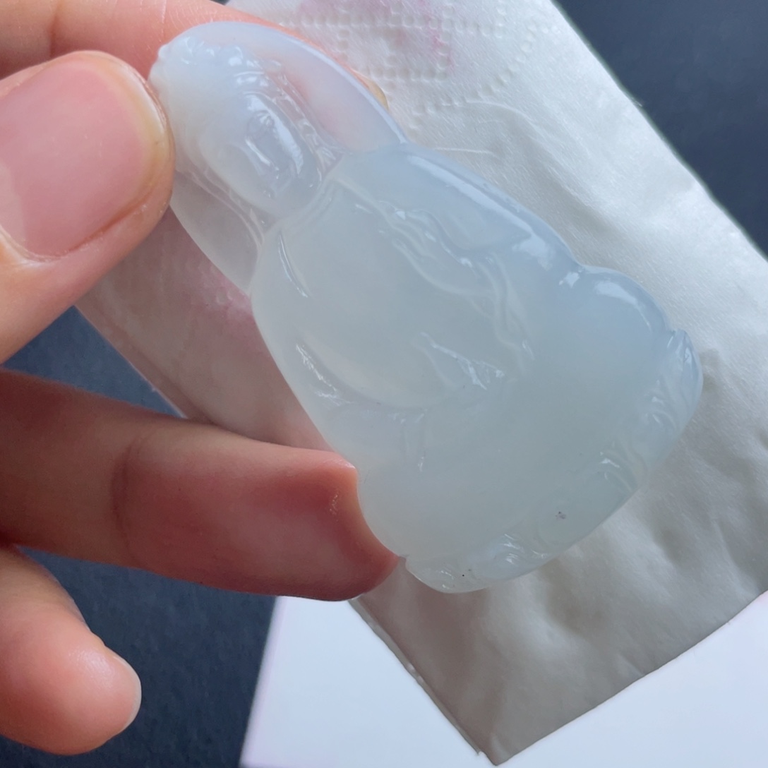 定制翡翠未镶嵌翡翠吊坠