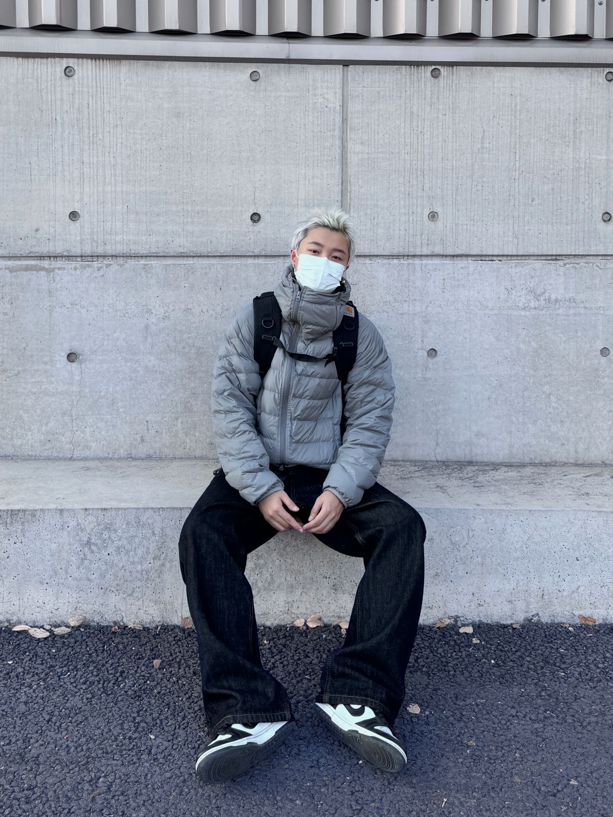 Ninjazz “拒绝臃肿”美式简约轻量化防水90白鸭绒斜门襟排骨羽绒服