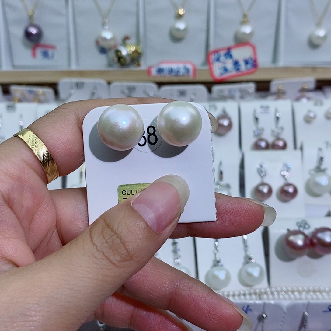 秉***游淡水珍珠银S925镶嵌吊坠(赠链)