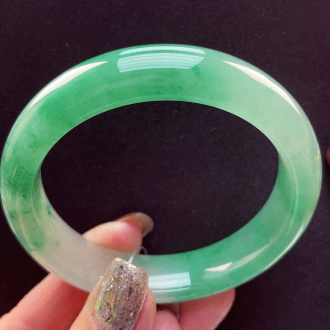 石英质玉未镶嵌手镯55-56