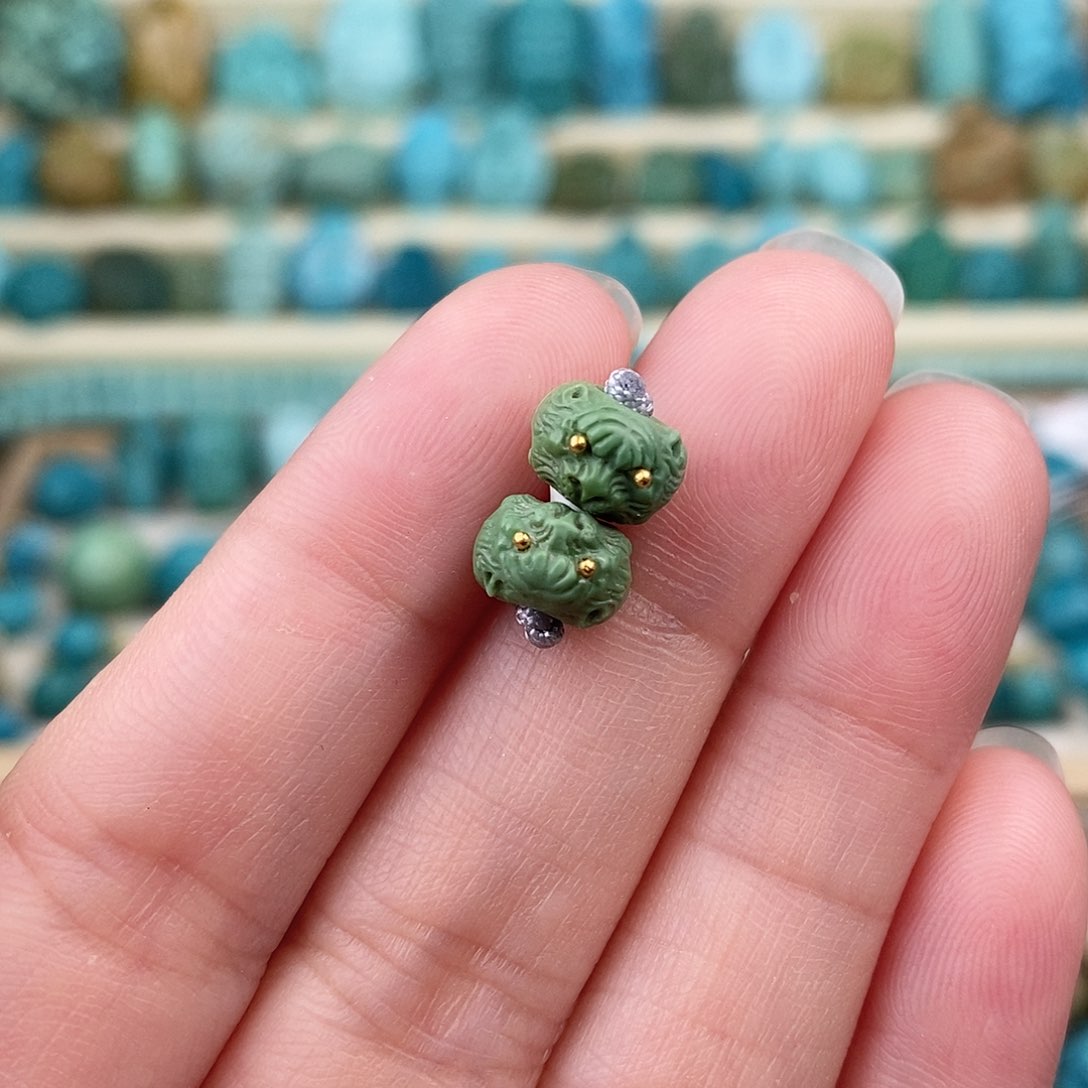 未镶嵌绿松石珠宝奇石8