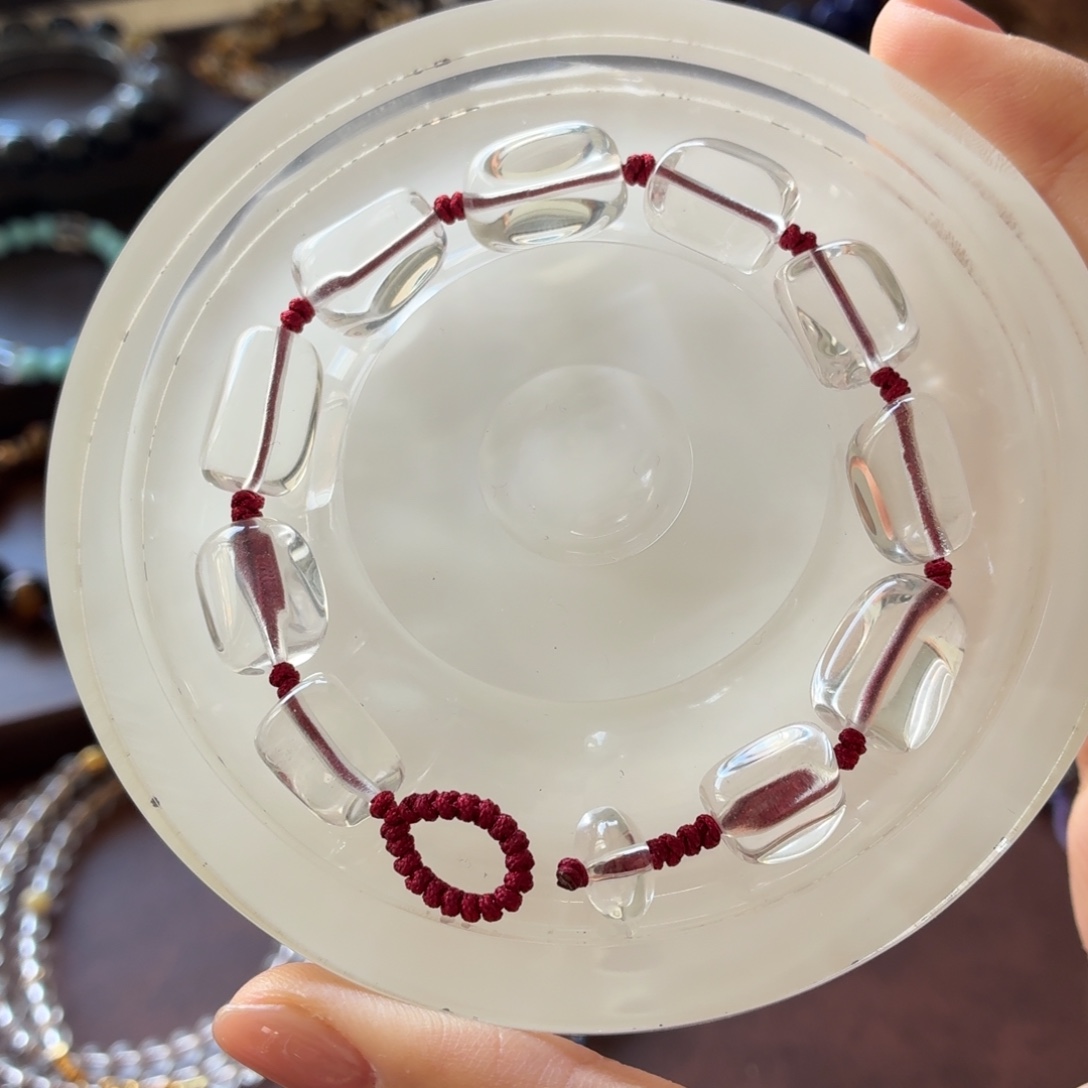 手链水晶未镶嵌表皮 微微暇