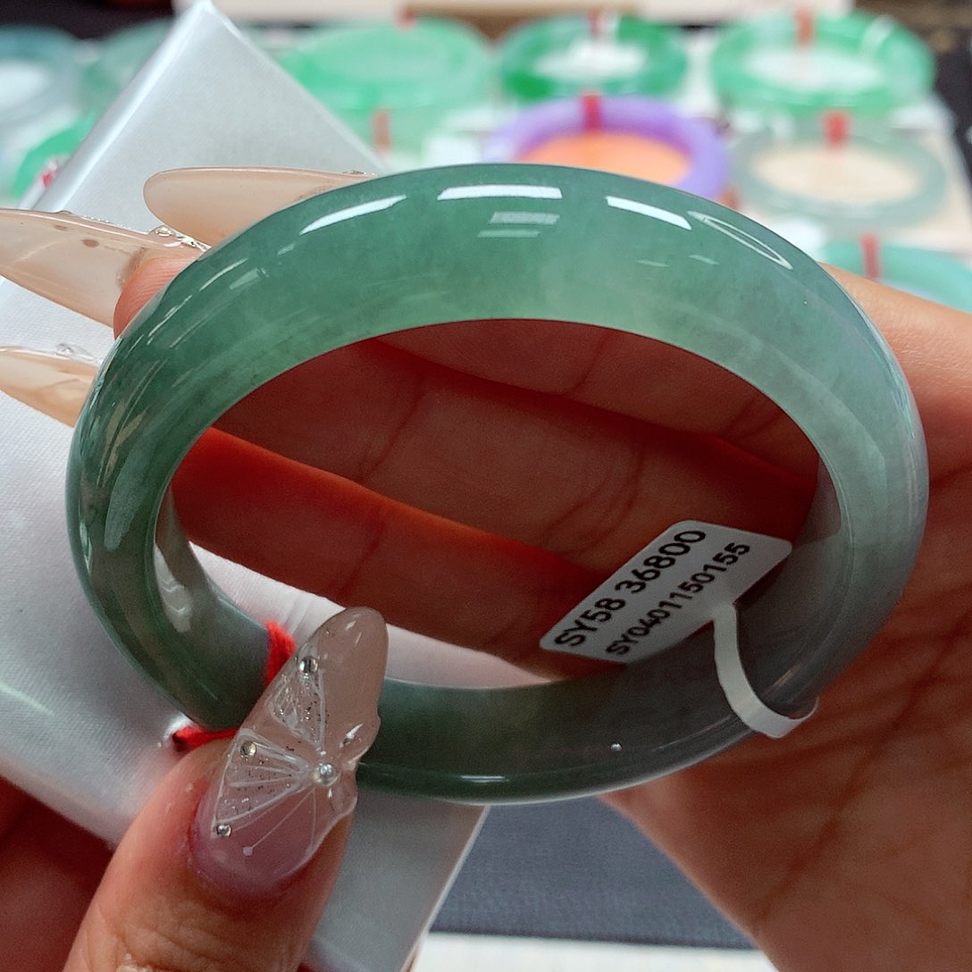 翡翠手镯未镶嵌（59号）66