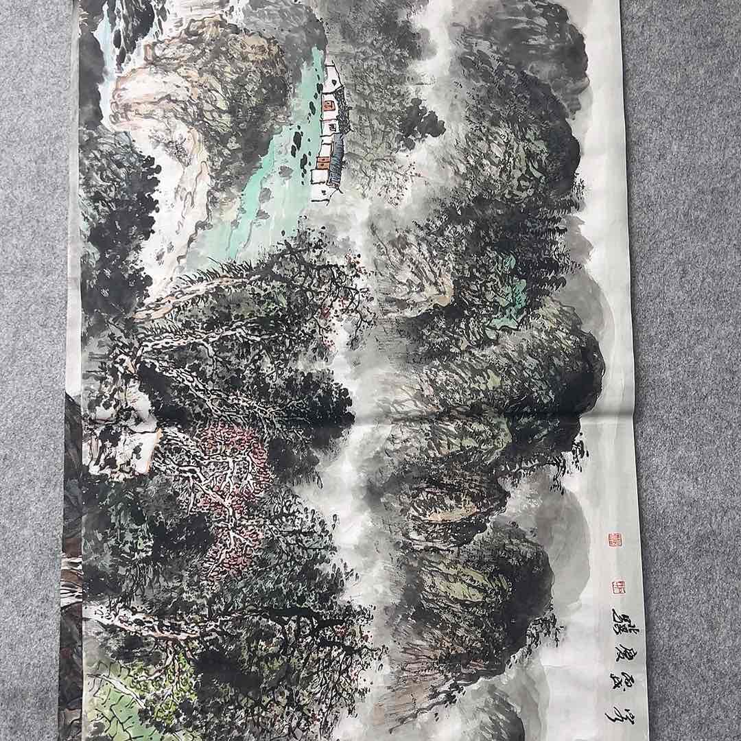 绘画东**联韩江书画石庆骥