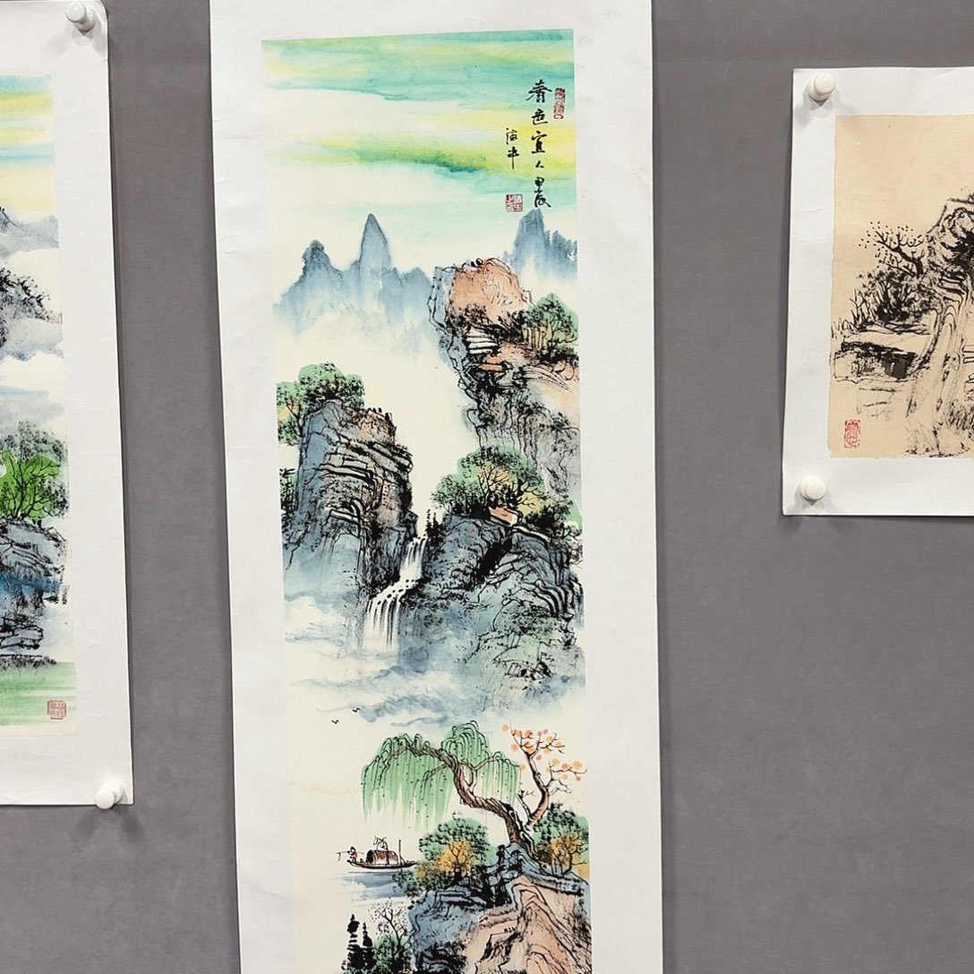 国画亲笔手绘放心去藏