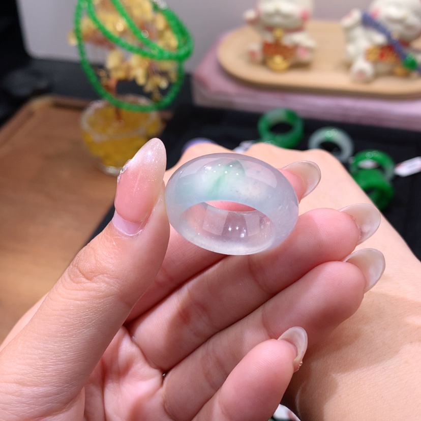 【闪购商品】未镶嵌戒指翡翠17-18号