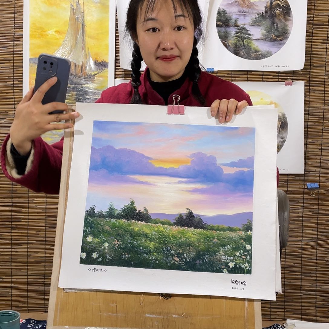 油画薇爽 恭喜竞拍成功