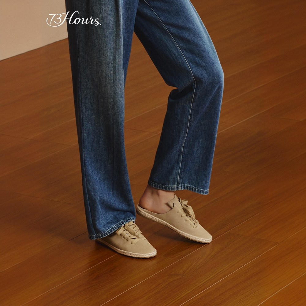 【达人T】73hours那不勒斯2025春季新款老钱风穆勒拖休闲鞋女