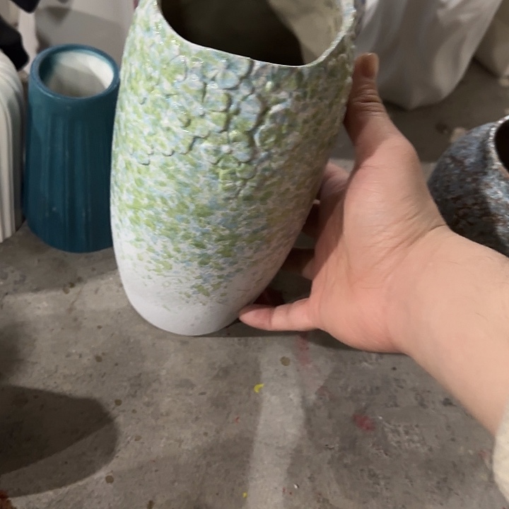 梅花绿24厘米一个陶瓷