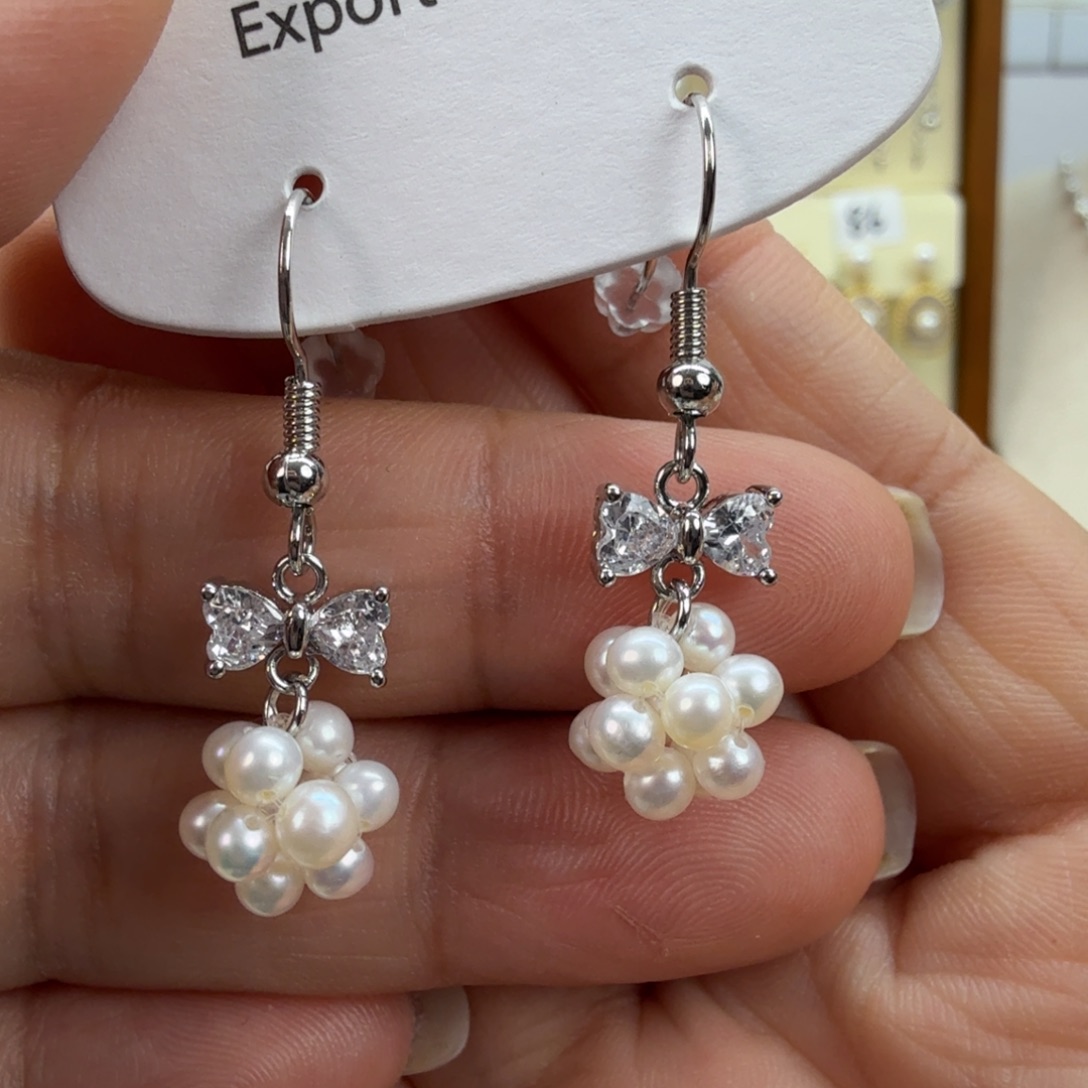 耳饰未镶嵌淡水珍珠