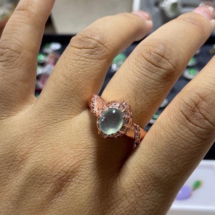 翡翠戒指合金X*。戒指