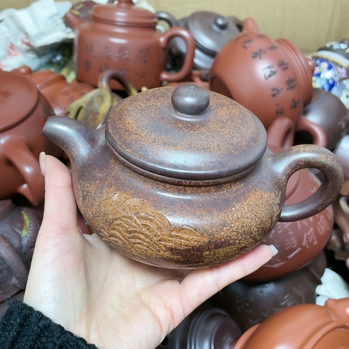 紫砂茶壶原矿手工