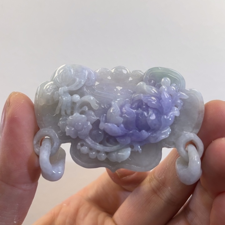 翡翠吊坠(赠链)未镶嵌代编织