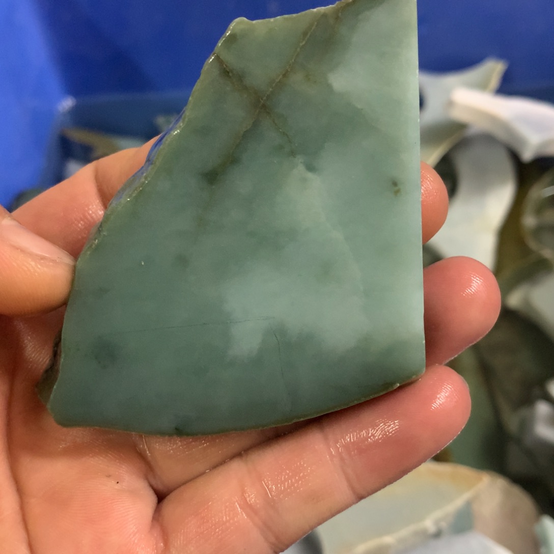 翡翠裸石翡翠边角料