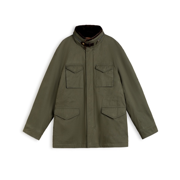 FEEL HOMME25冬季男士军旅风M65皮毛一体毛领内里外套57