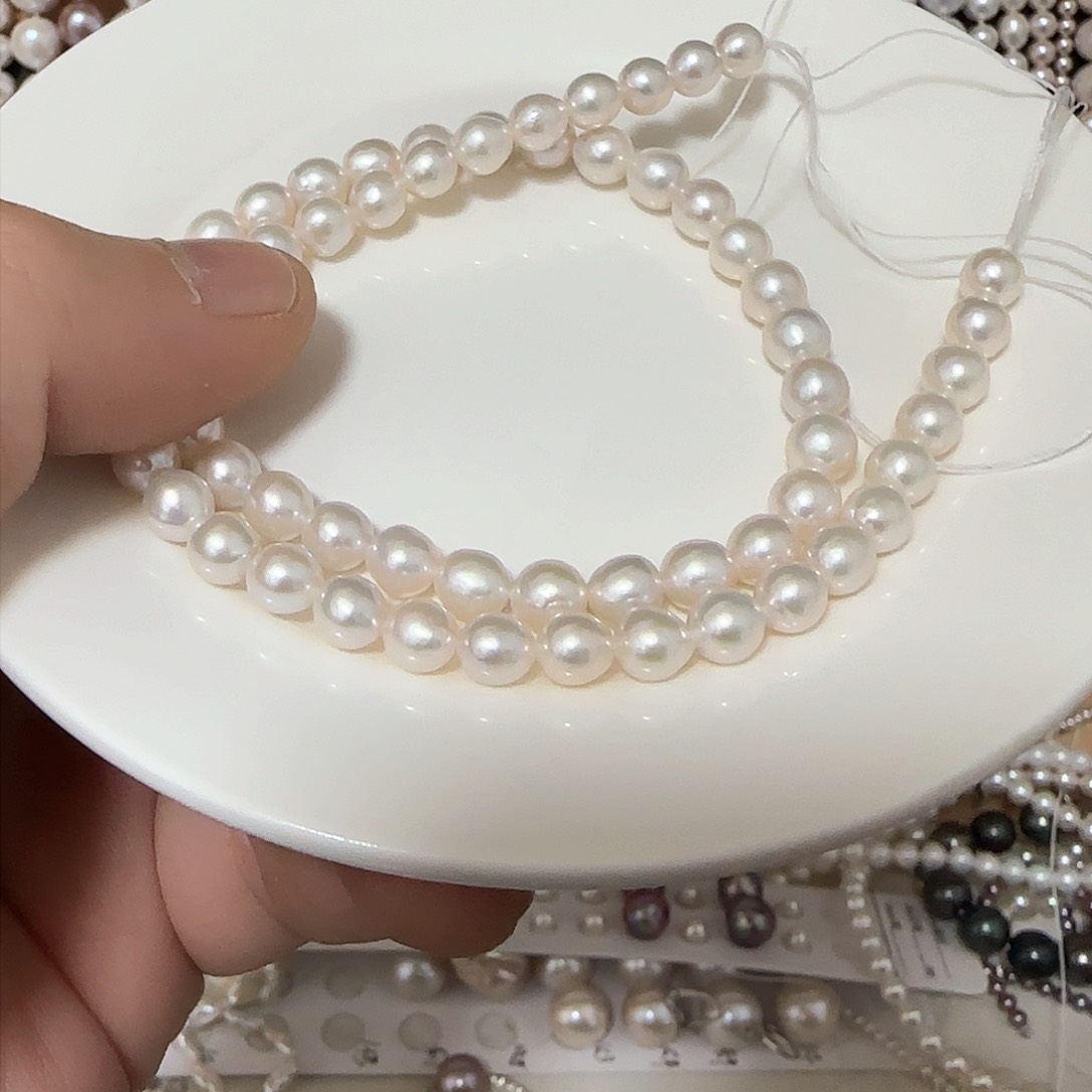 淡水珍珠手绳银S925镶嵌