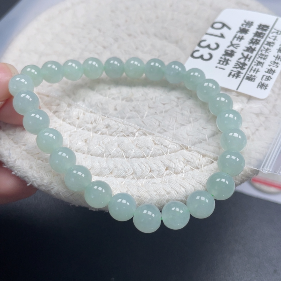 翡翠未镶嵌手链天然A货缅甸翡翠7.3