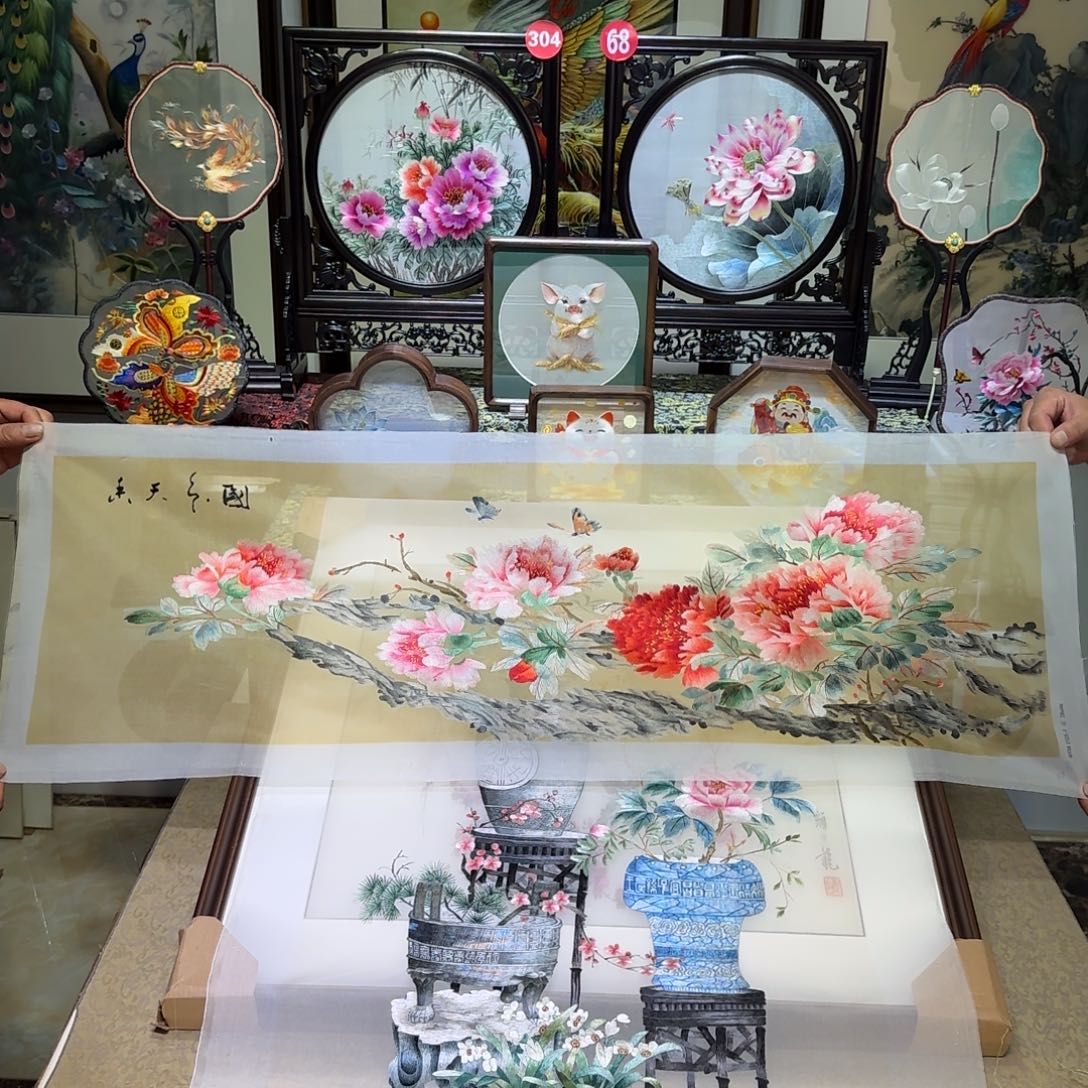 刺绣刺绣工艺精湛精巧精致做工