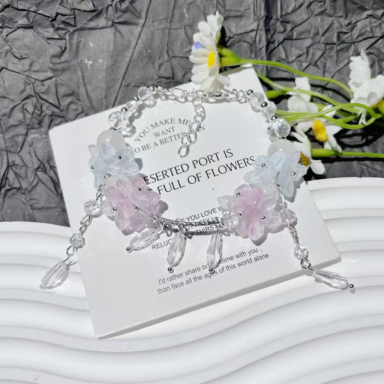 小茉莉手作(DIY手工制作)琉璃配件绣球花