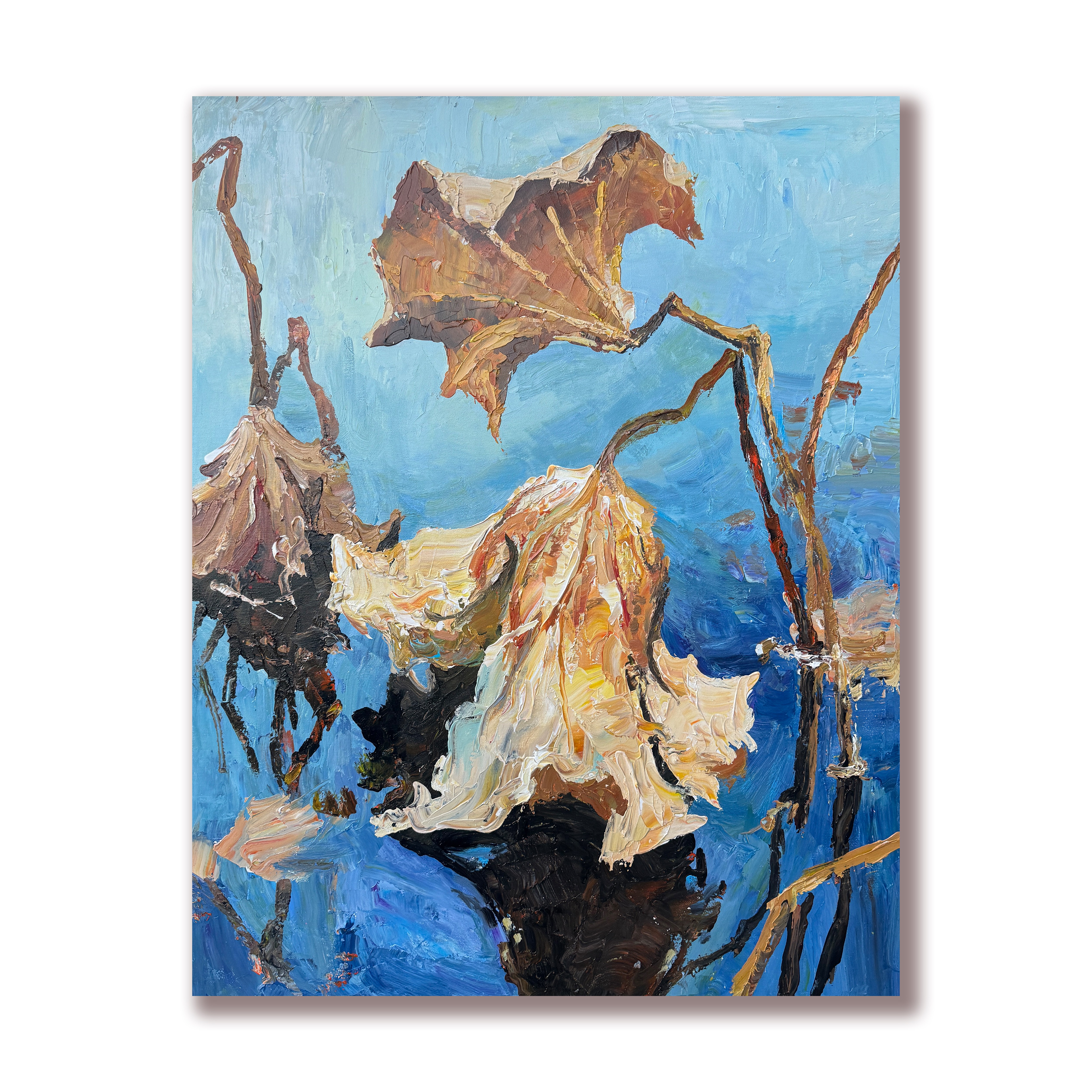 《余韵》70*90 原创丙烯装饰画