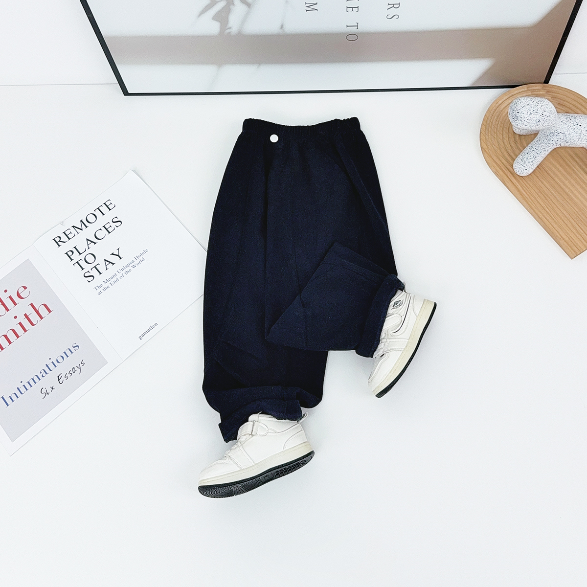 男童加绒裤子儿童休闲裤2025新款秋冬装洋气 WG28779悠悠童话童装