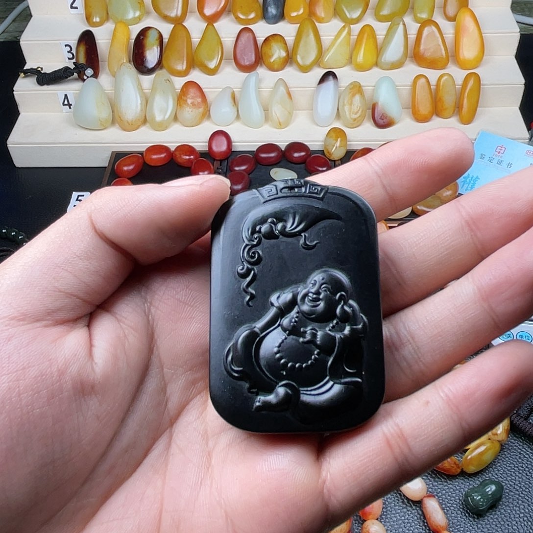 和田玉吊坠(赠链)未镶嵌