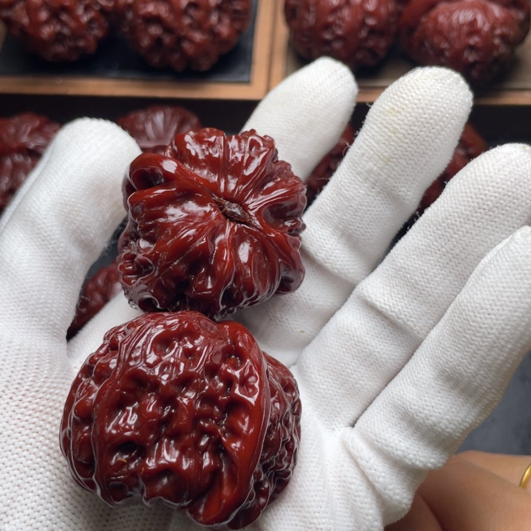 吊坠文玩核桃杰**福白狮子