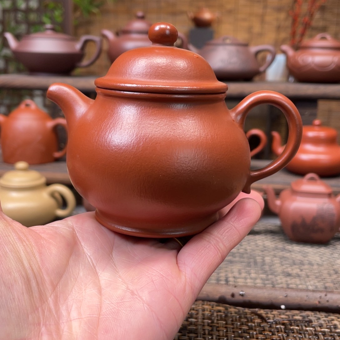 紫砂茶壶宜兴原矿紫砂手工制